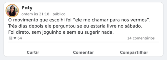 Conversa de retorno de contato